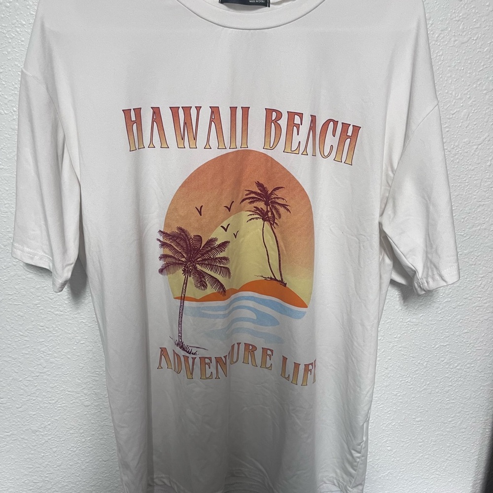 Hawaii Beach Adventure Life White T-Shirt